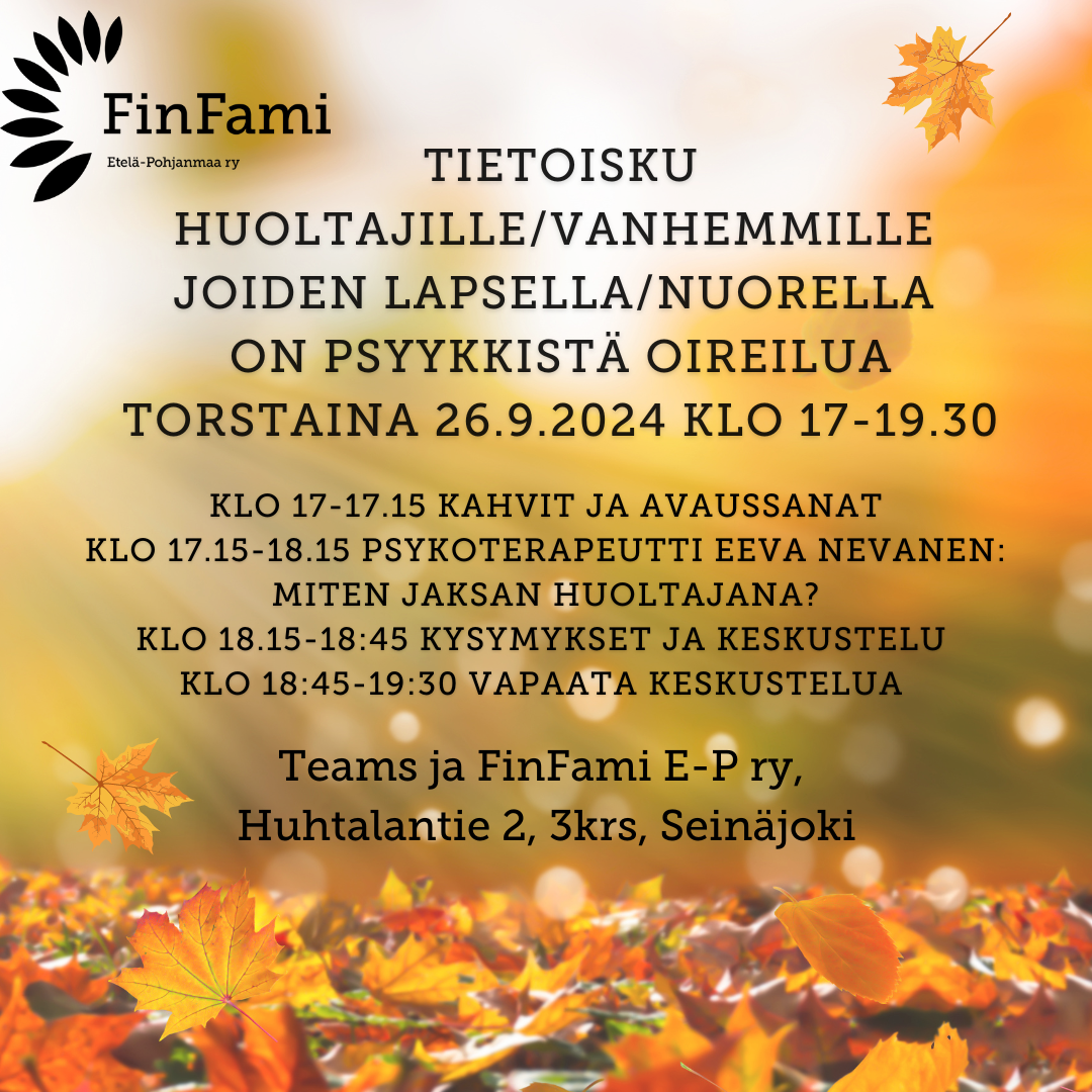 Tietoisku: Miten jaksan vanhempana?